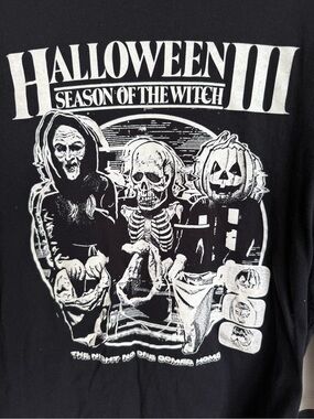 Halloween III Season of the Witch Graphic Long Sleeve Tee - Black